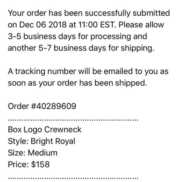 bright royal supreme fw18 box logo - Picture 5 of 6